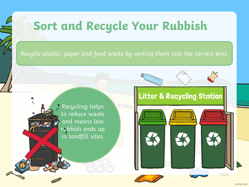 sort and recycle your rubbish