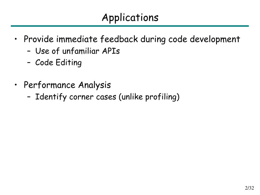 applications