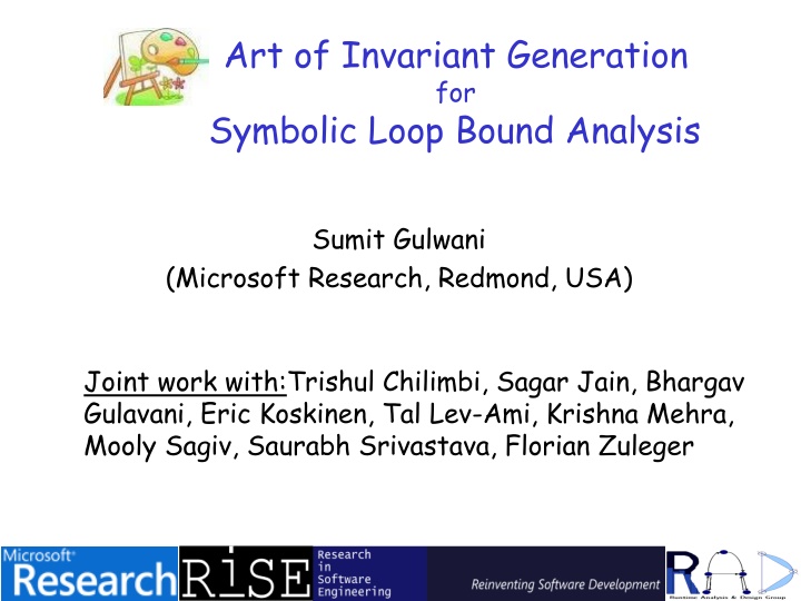art of invariant generation for