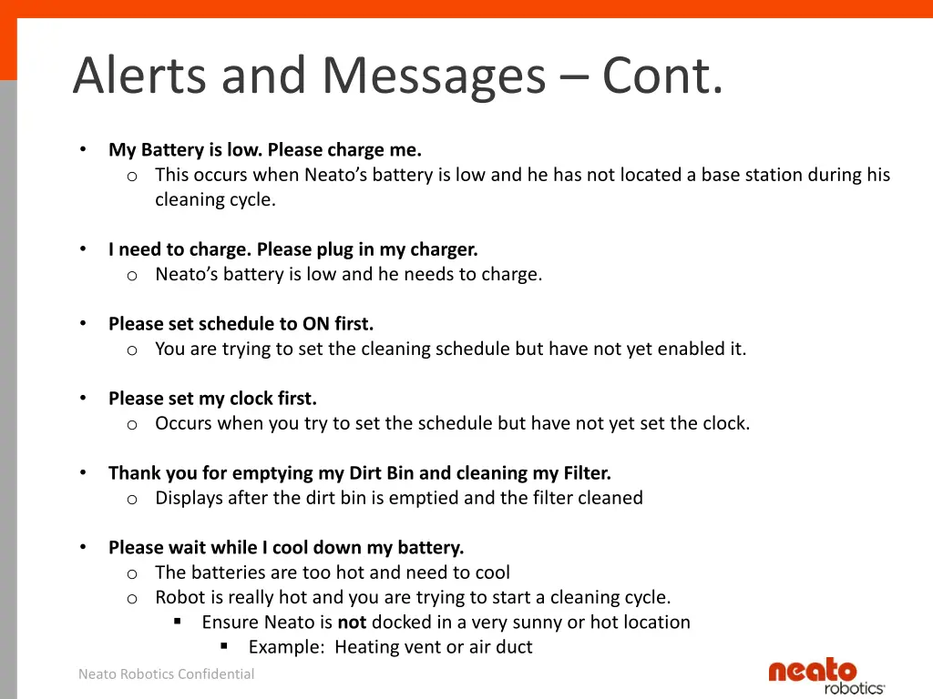 alerts and messages cont 1