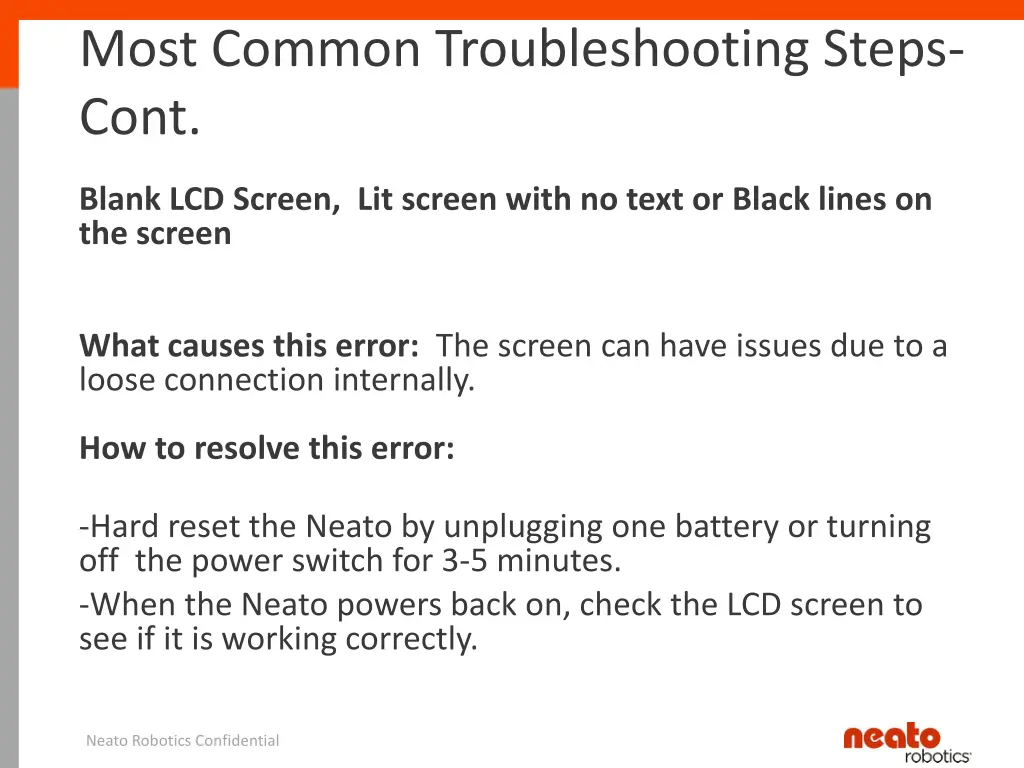 most common troubleshooting steps cont 11