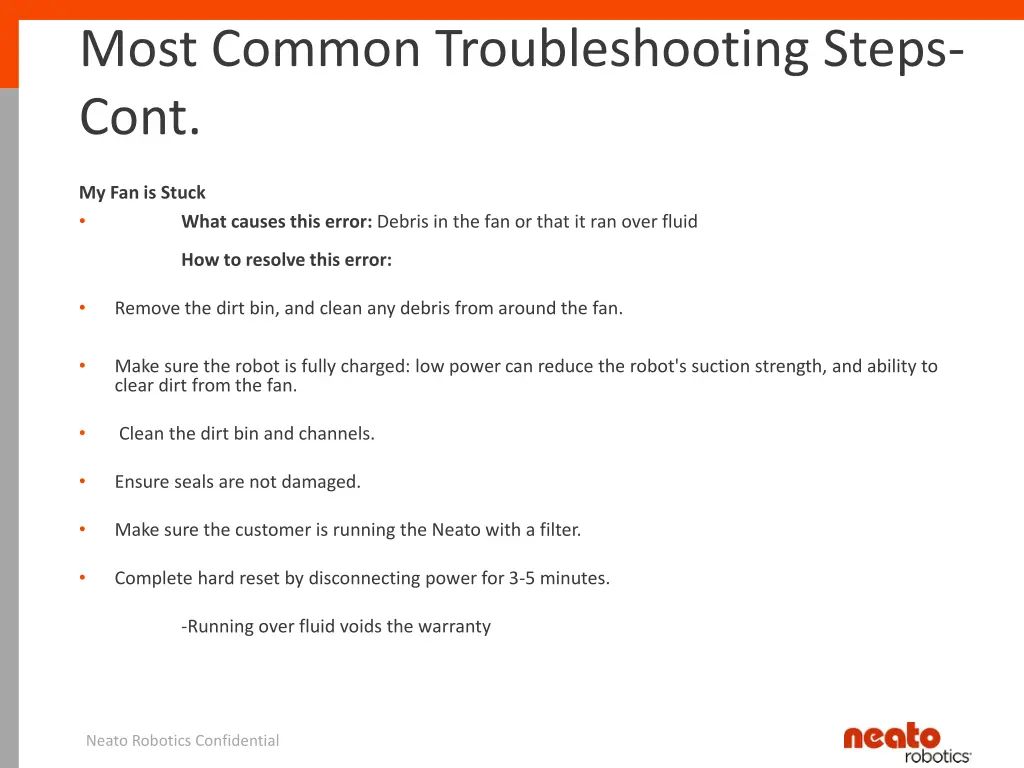 most common troubleshooting steps cont 5