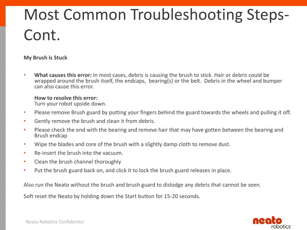 most common troubleshooting steps cont 6