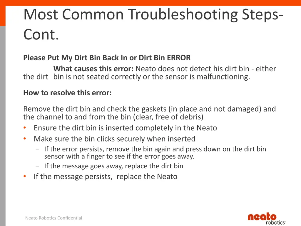 most common troubleshooting steps cont 9