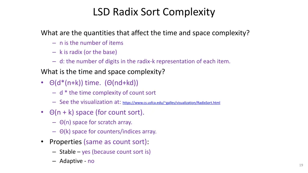 lsd radix sort complexity 1