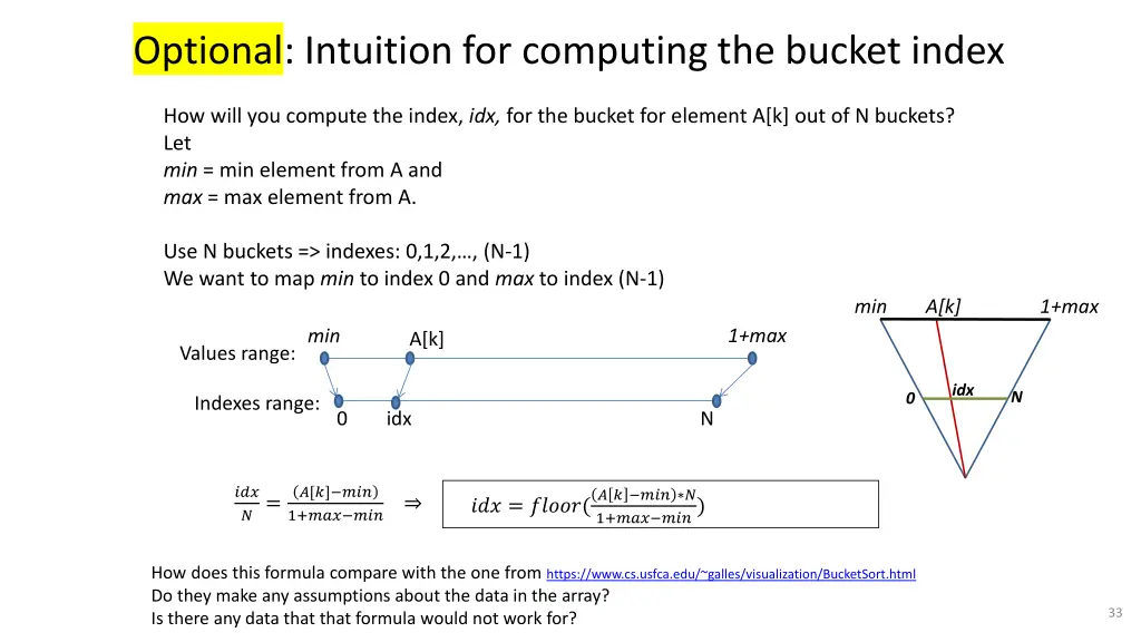 optional intuition for computing the bucket index