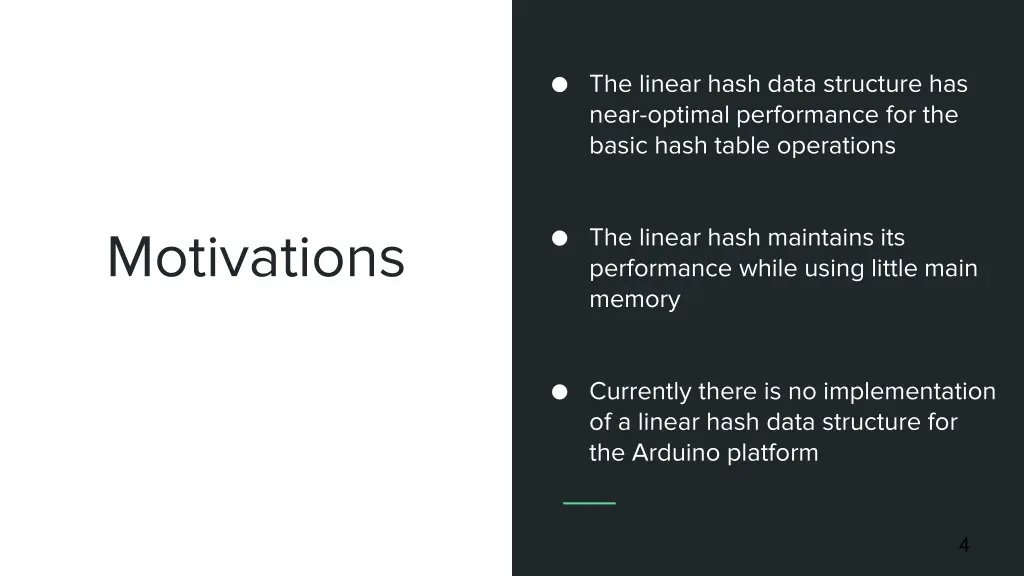 the linear hash data structure has near optimal