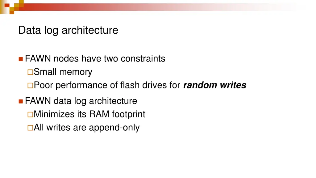 data log architecture