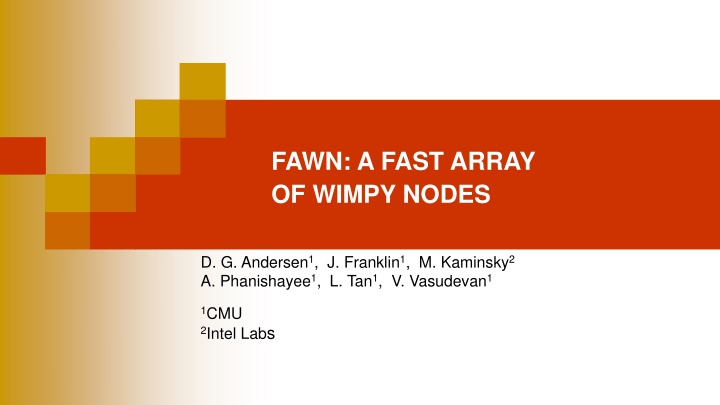 fawn a fast array of wimpy nodes