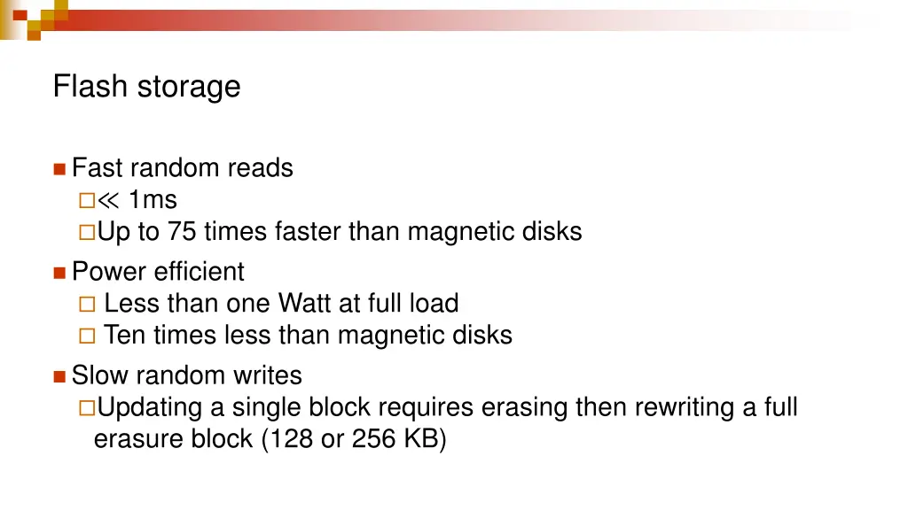 flash storage