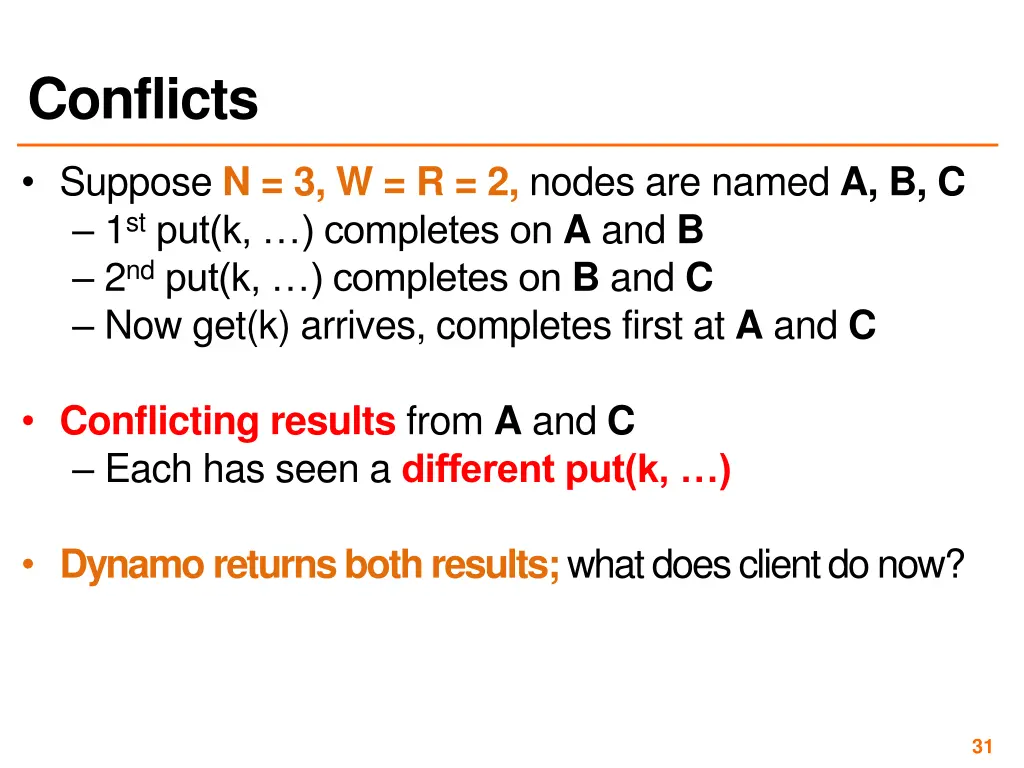 conflicts