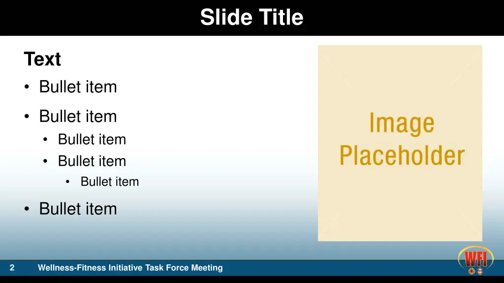 slide title