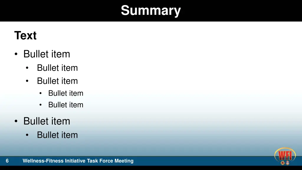 summary