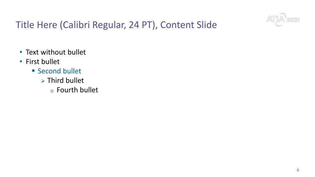 title here calibri regular 24 pt content slide 1