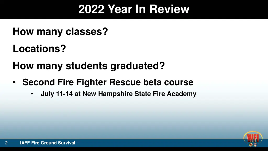2022 year in review