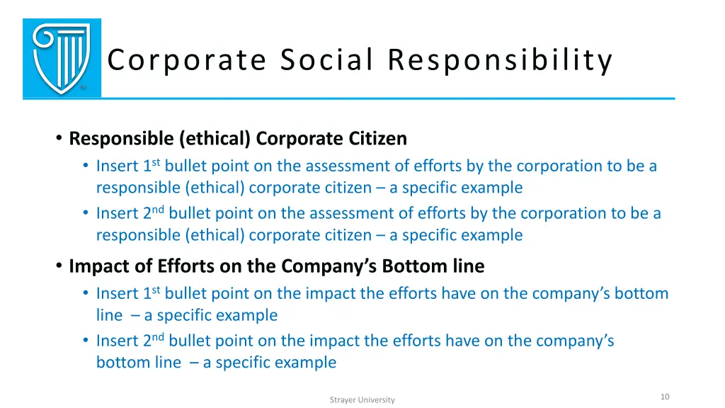 corporate social responsibility
