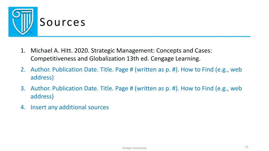 sources