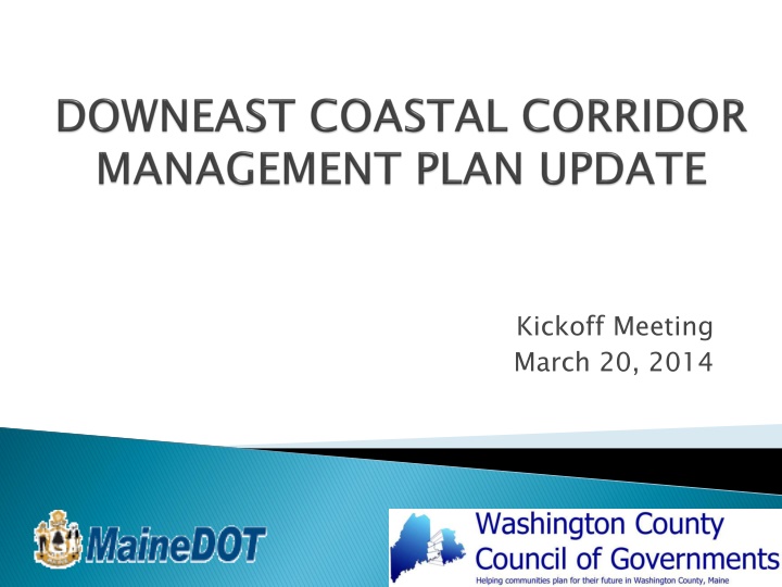 kickoff meeting march 20 2014
