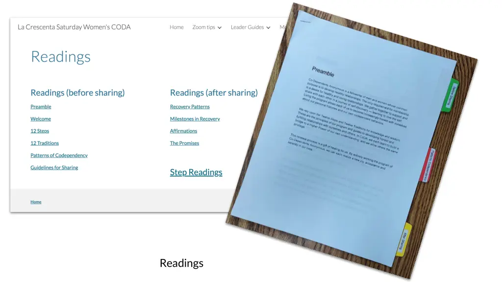 readings