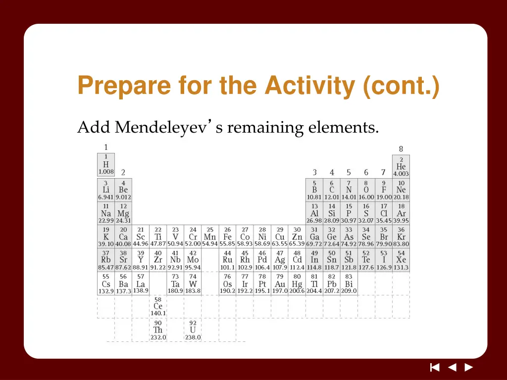 prepare for the activity cont 3