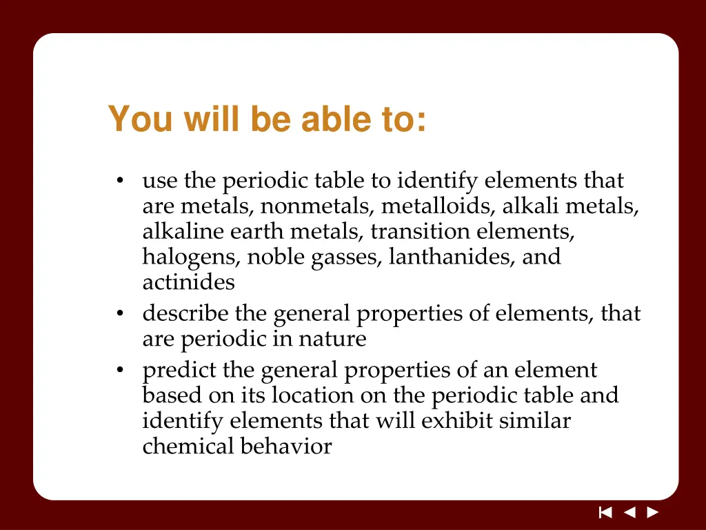you will be able to