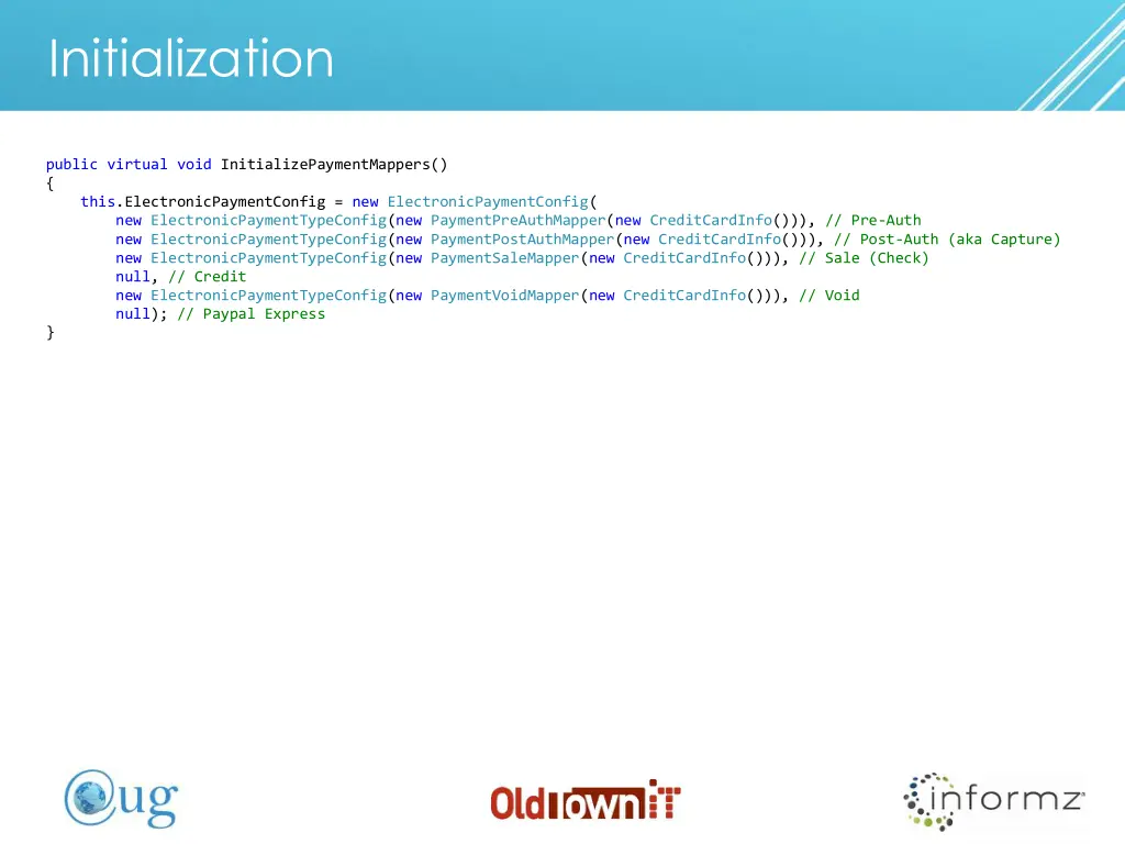 initialization
