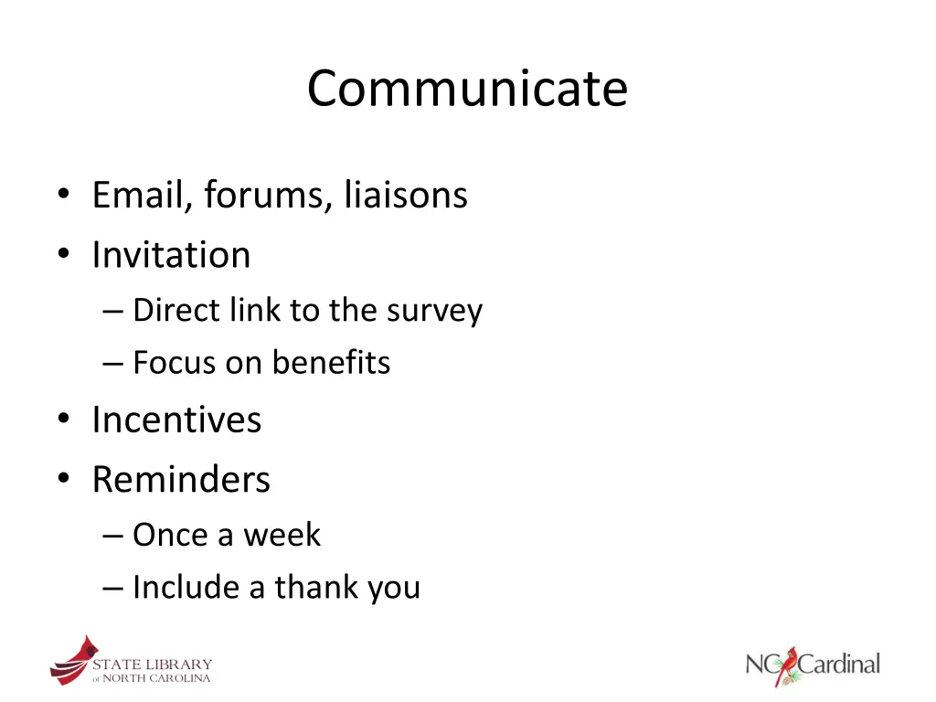communicate