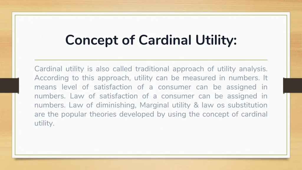 concept of cardinal utility 1