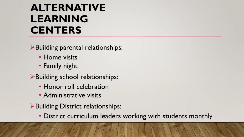 alternative learning centers 6