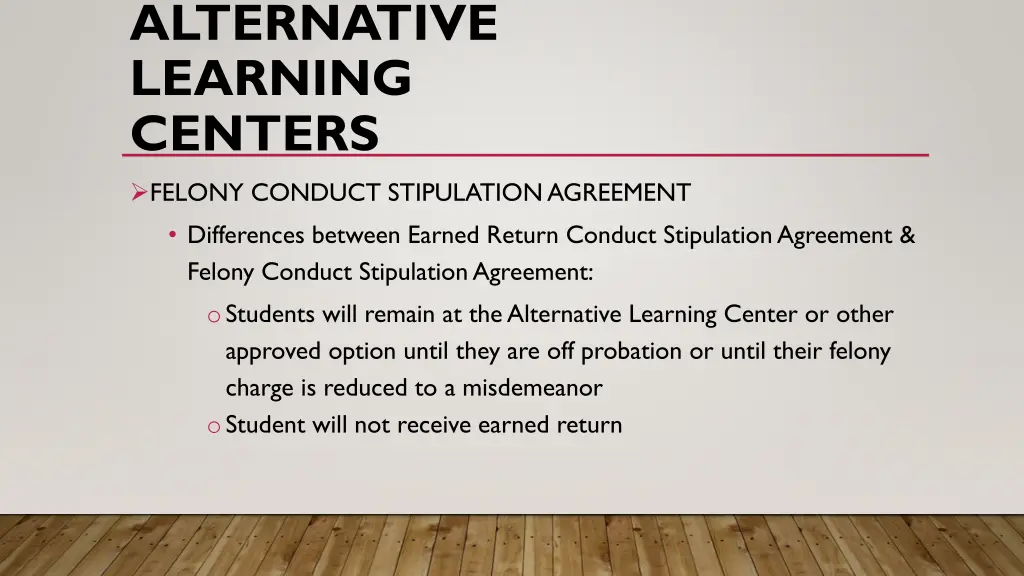 alternative learning centers 8