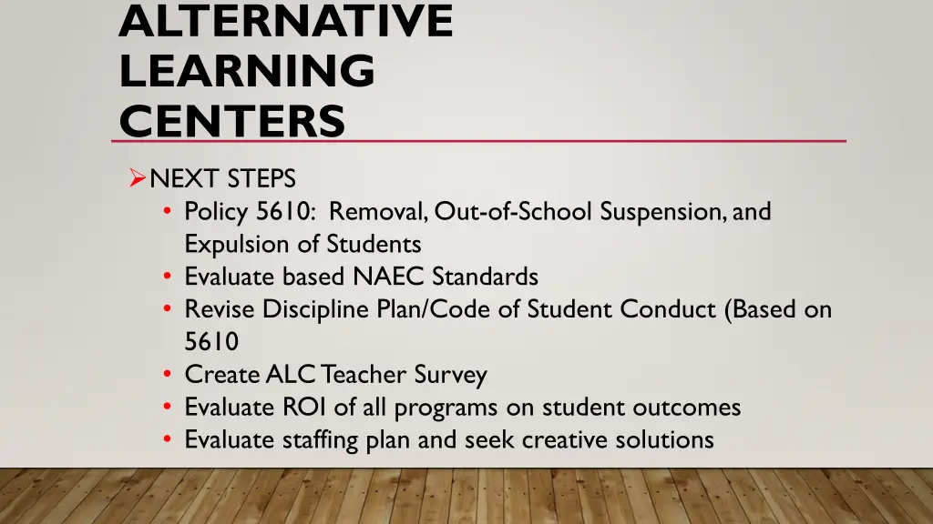 alternative learning centers 9