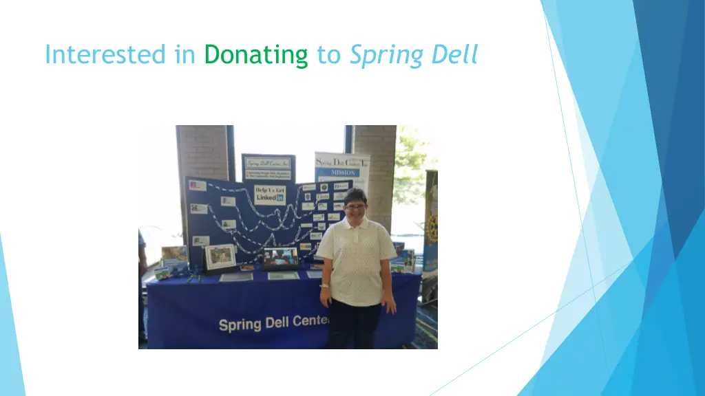 interested in donating to spring dell