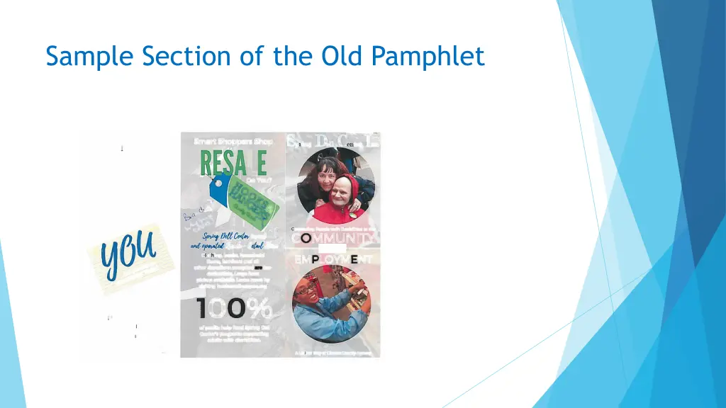 sample section of the old pamphlet