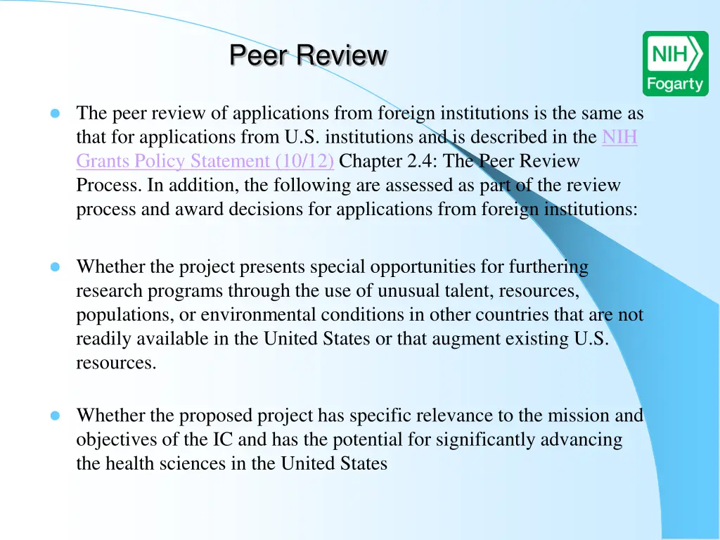 peer review