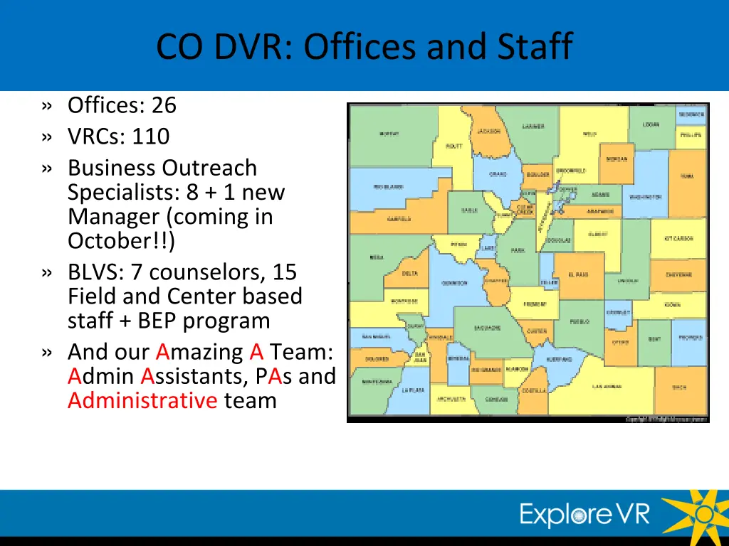 co dvr offices and staff
