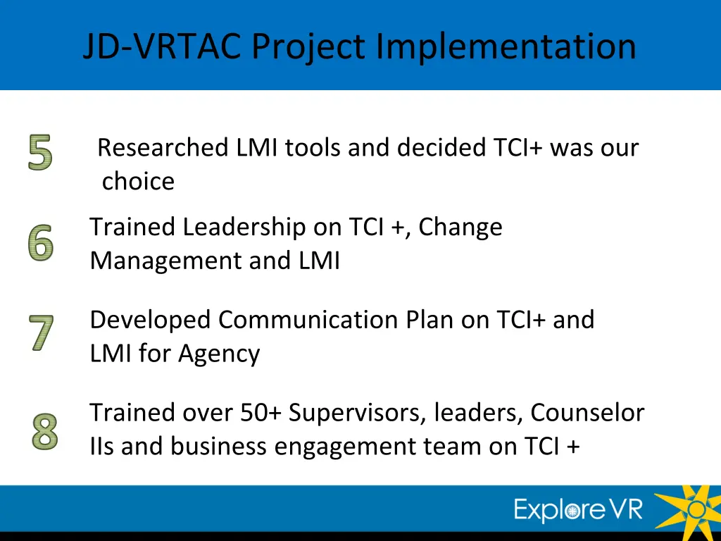 jd vrtac project implementation 1