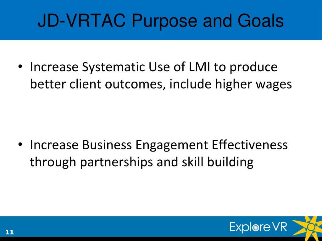 jd vrtac purpose and goals