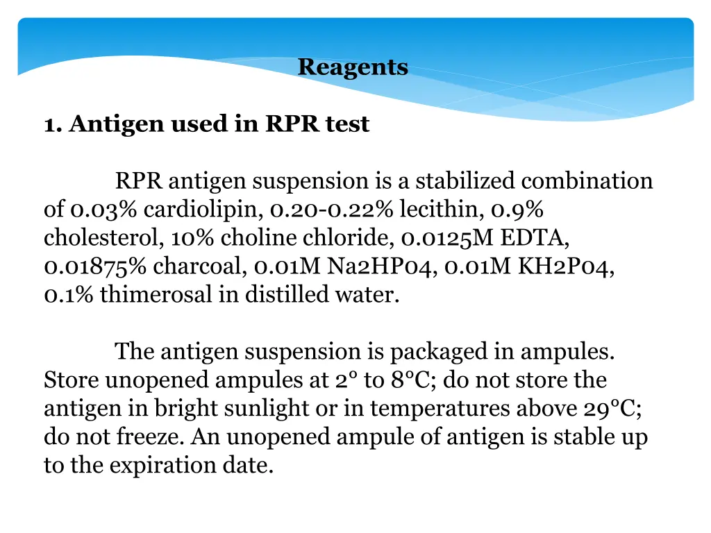 reagents