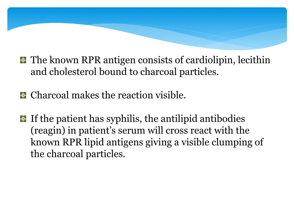 the known rpr antigen consists of cardiolipin