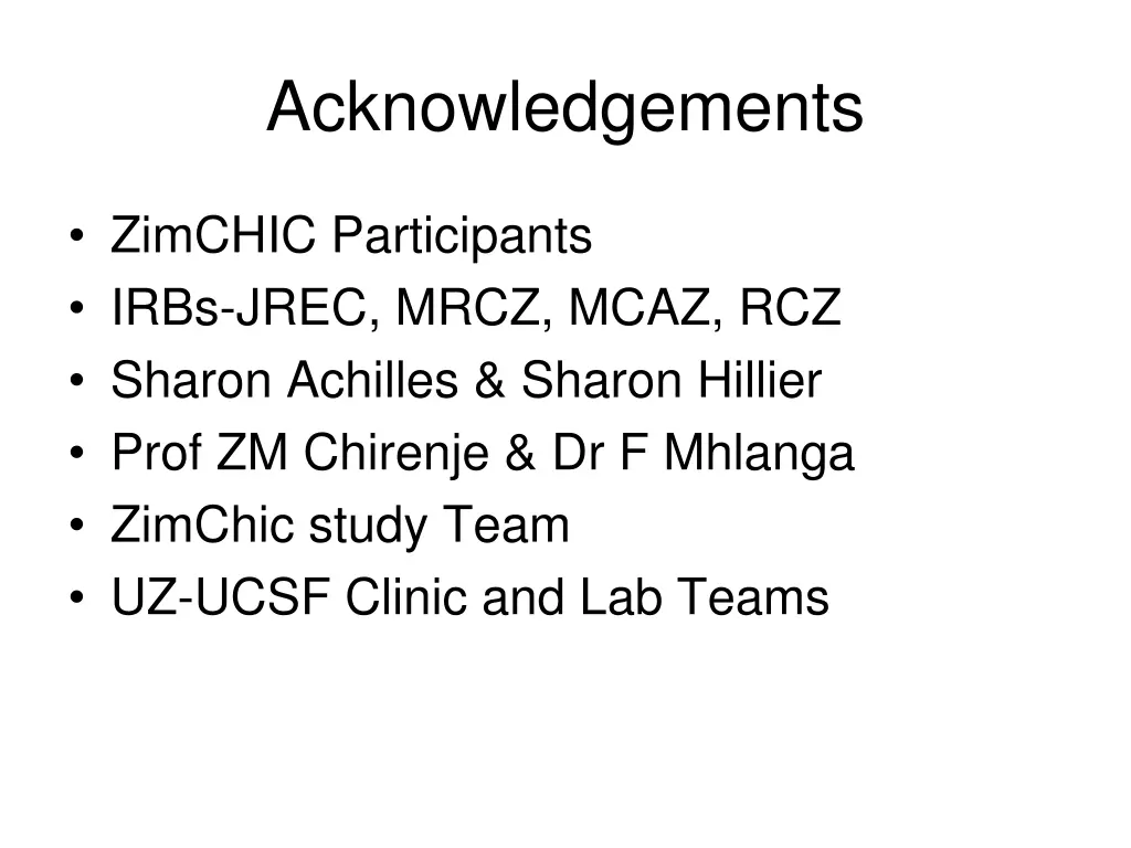 acknowledgements