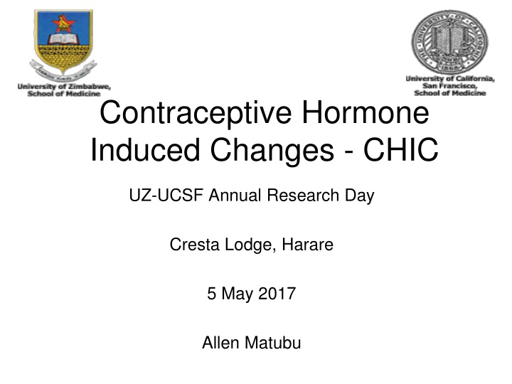 contraceptive hormone induced changes chic