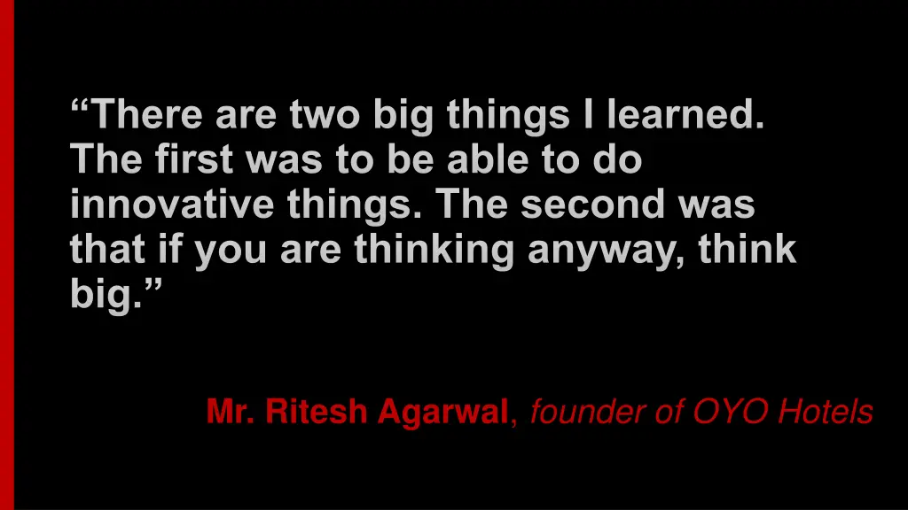 there are two big things i learned the first