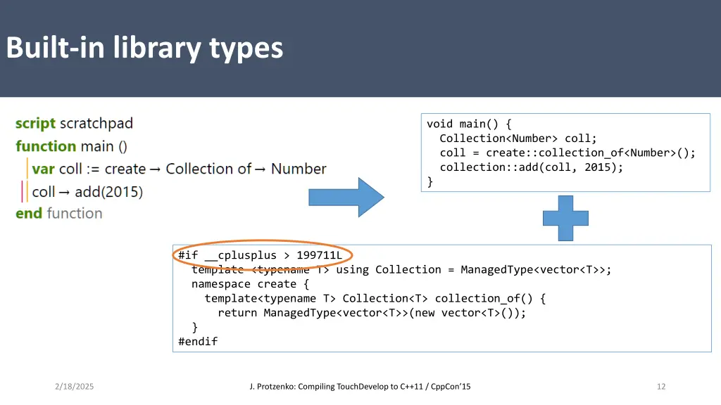 built in library types