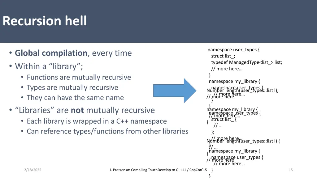 recursion hell