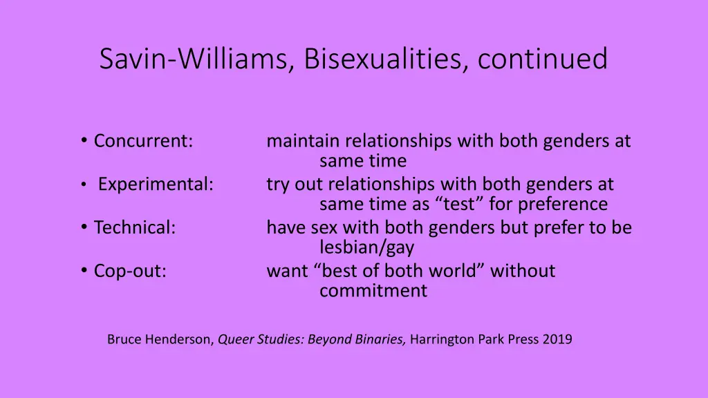 savin williams bisexualities continued