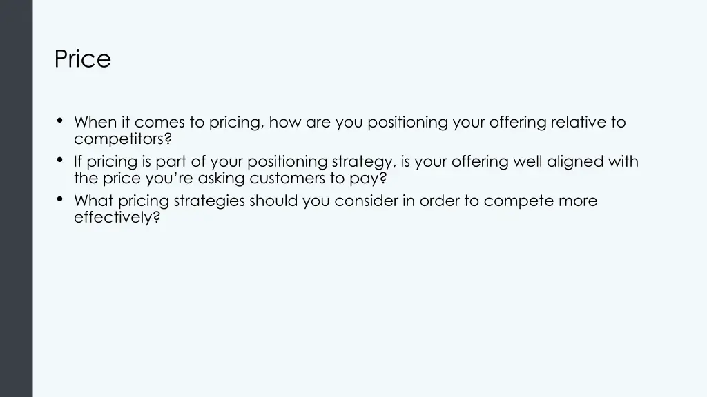 price