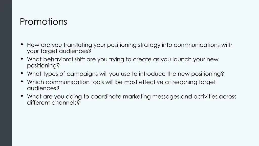 promotions