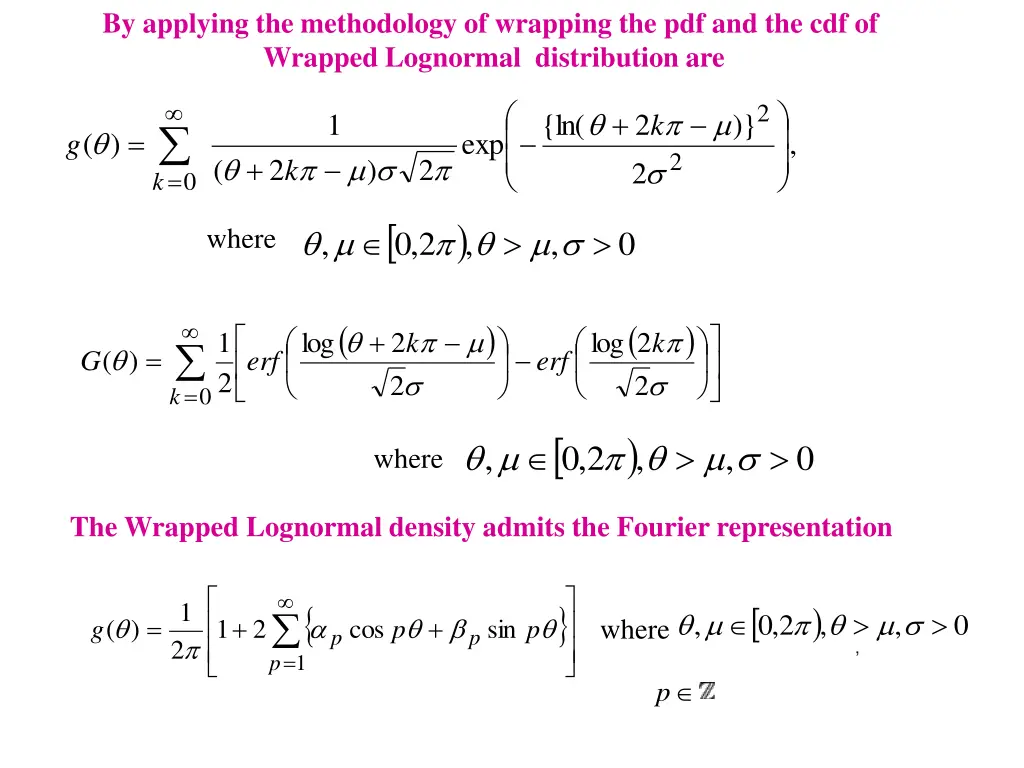 by applying the methodology of wrapping