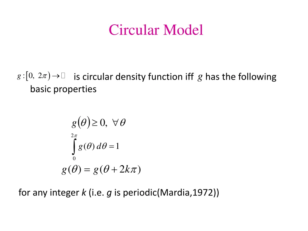 circular model