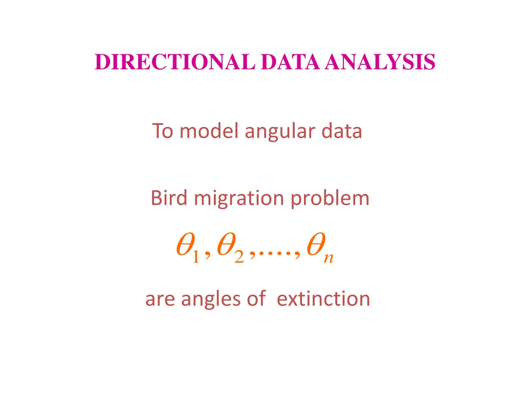 directional data analysis